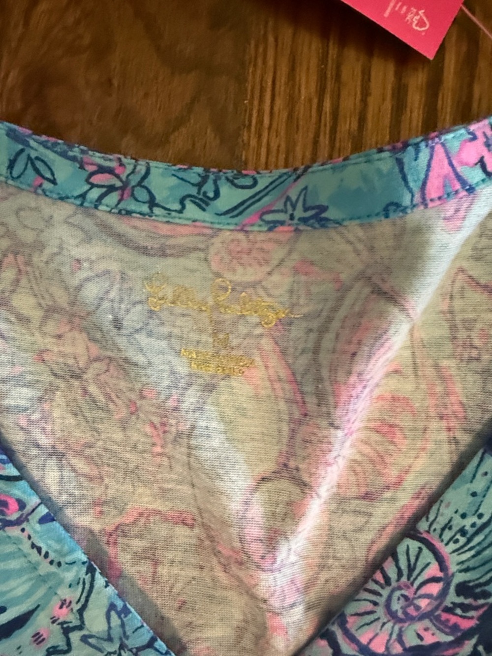 Lilly Pulitzer Kawai flutter sleeve dress in breakwater blue shelves and bells M - Picture 5 of 8